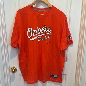 Nike Orioles genuine orange Baseball T-Shirt